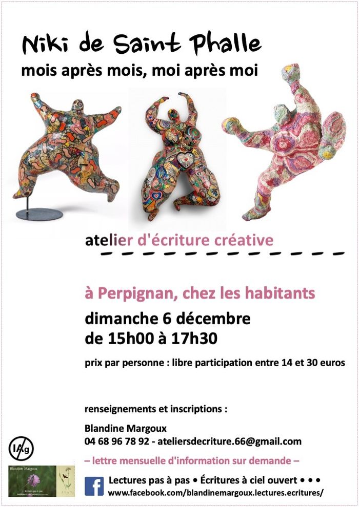 Atelier d'écriture créative en petit groupe, en maison particulière.