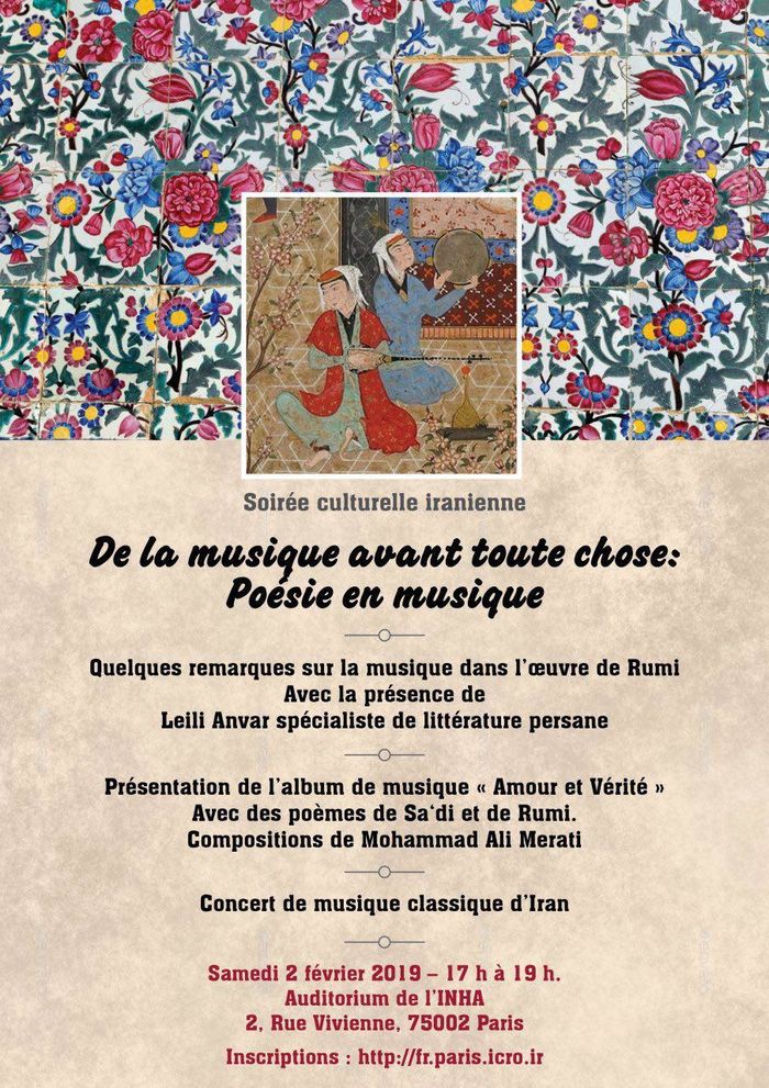 Soirée Culturelle Iranienne