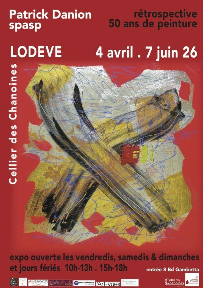 Rétrospective « Patrick Danion – spasp, 50 ans de peinture »