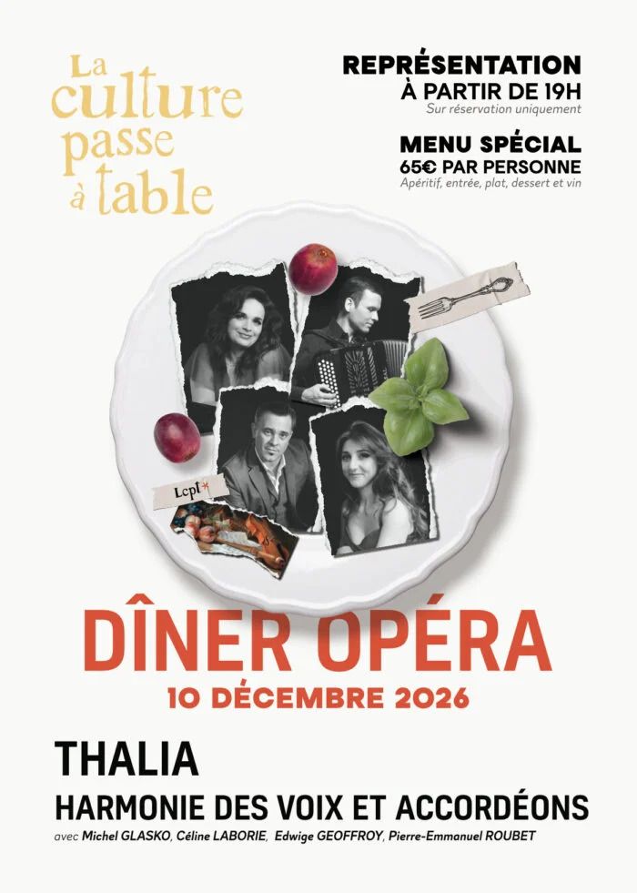 Dîner Opéra – Harmonie des voix et accordéons