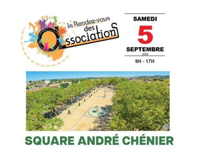 La Ville de Carcassonne vous invite au Rendez-vous des Associations qui aura lieu cette année sur le square André Chénier, le samedi 5 septembre de 9h à 17h non-stop.