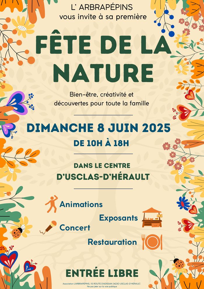L'Arbrapépins vous invite à sa première Fête de la Nature ! Venez partager une journée sous le thème de la convivialité avec des exposants, animations et activités pour petits et grands.