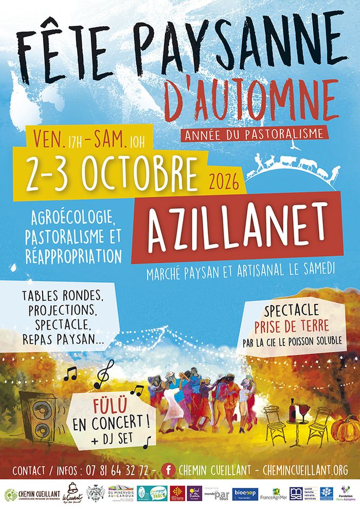 Marché paysan et artisanal, ateliers Laine, greffe des arbres, tables rondes, spectacles, concert,, repas paysan