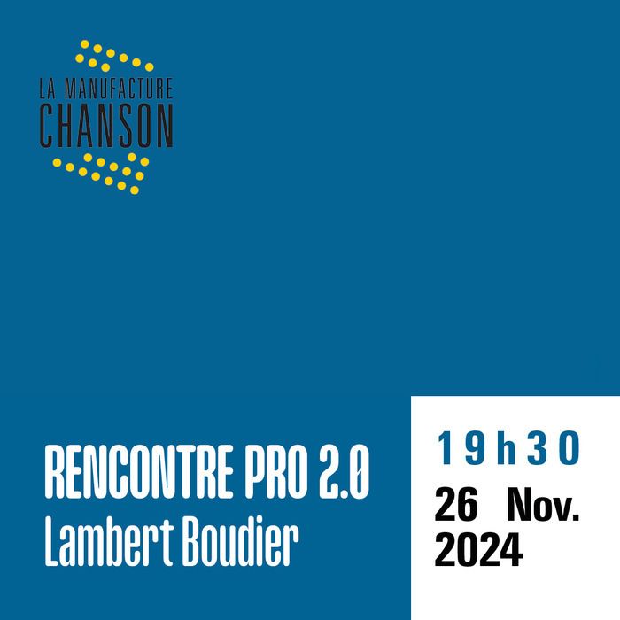 Dans le cadre de ses activités de formation, la Manufacture Chanson organise, en collaboration avec le CNM, des rencontres avec des professionnel·le·s du secteur de la chanson.