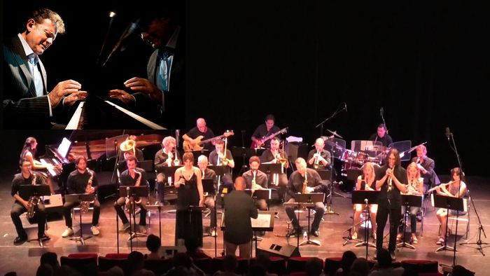 Le Big Band des grands élèves du département Jazz aura le bonheur cette année de partager la scène avec un artiste professionnel de premier plan, le pianiste et arrangeur Philippe Léogé.
