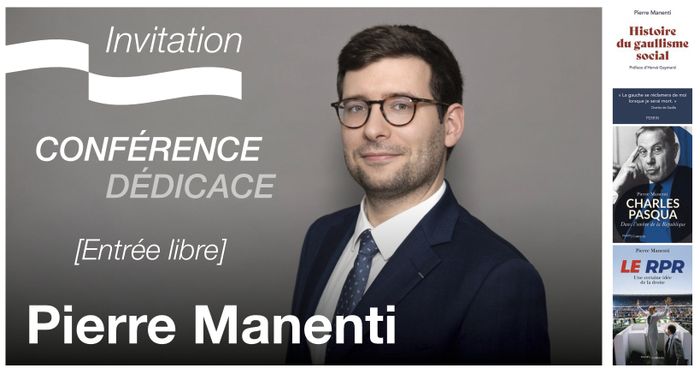Conférence/Dédicace - Pierre Manenti
