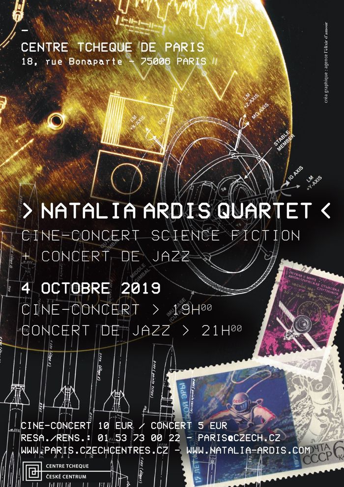 Le Natalia Ardis Quartet présente au Centre tchèque de Paris son tout nouveau projet de ciné-concert sur le thème de la science-fiction.