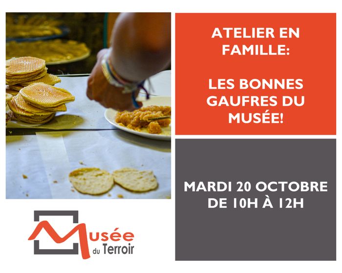 Mardi 20 octobre de 10h à 12h, venez apprendre en famille à confectionner les délicieuses gaufres du musée, élaborées selon une recette traditionnelle!