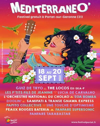 Concert : Une Touche d'Optimisme au Festival MéditerranéO'(31) le 20 Septembre 18h30    A Ecouter : Libre et Vivant → https://www.youtube.com/watch?v=YheCAxzuu_4