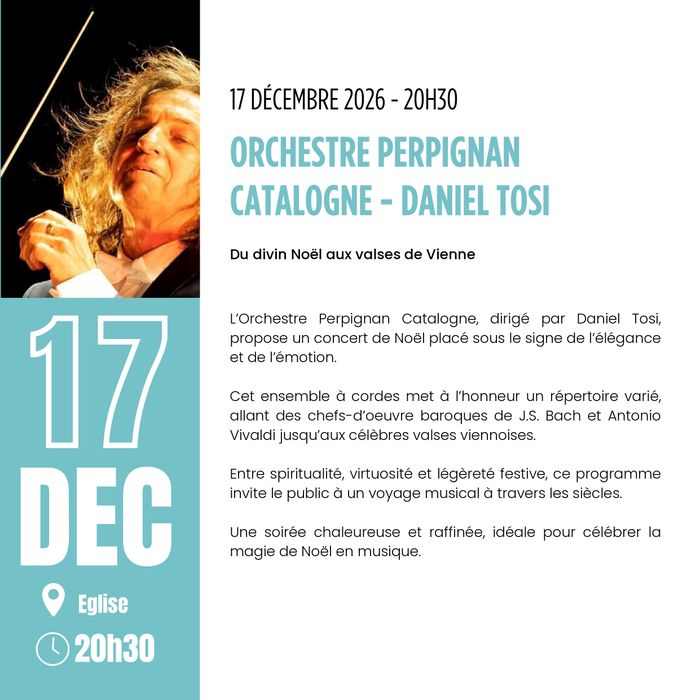 ORCHESTRE PERPIGNAN CATALOGNE & DANIEL TOSI - Du divin Noël aux valses de Vienne