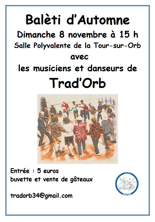 Baleti d'automne avec les musiciens et danseurs de Trad'Orb