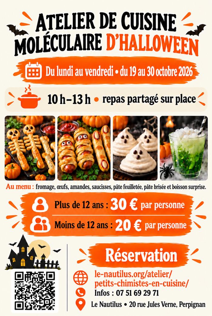 Créez et partagez votre repas d'Halloween