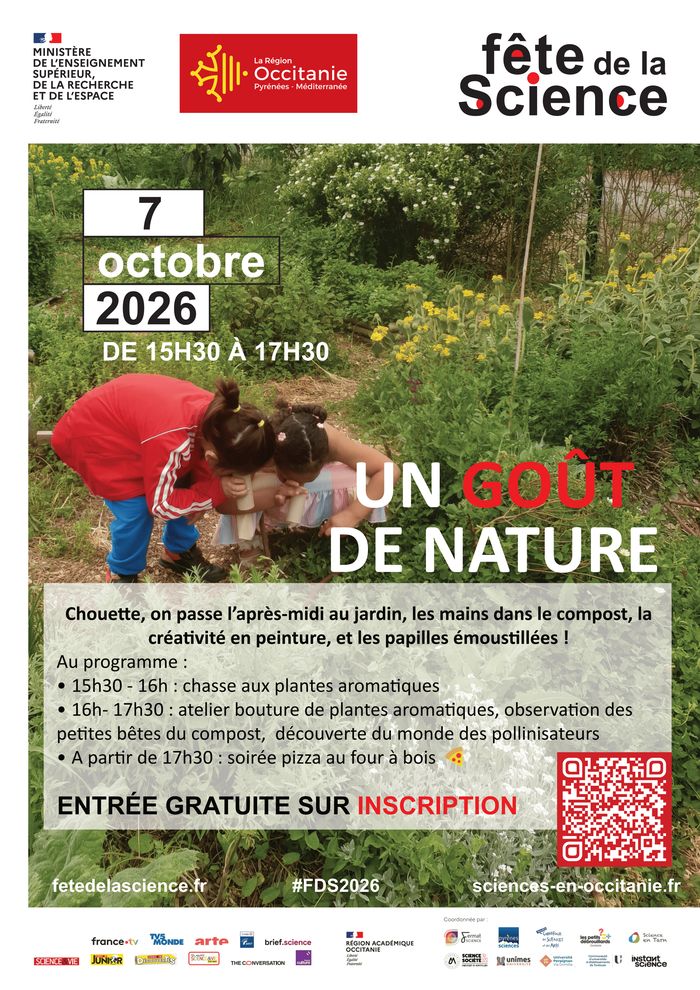 Un après-midi pour récolter des plantes aromatiques, observer les petites bêtes du compost, et découvrir le monde des pollinisateurs