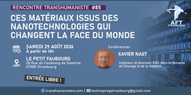 Le futur, c'est (quasi) maintenant et Xavier Nast expliquera pourquoi grâce aux nanomatériaux, nous résoudrons nos soucis.