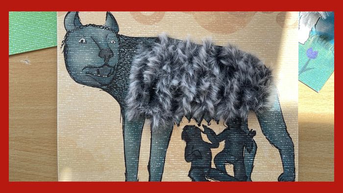 Une visite de l'exposition "Rome, du mythe au virtuel" adaptée aux 3-6 ans suivie d'un atelier créatif.