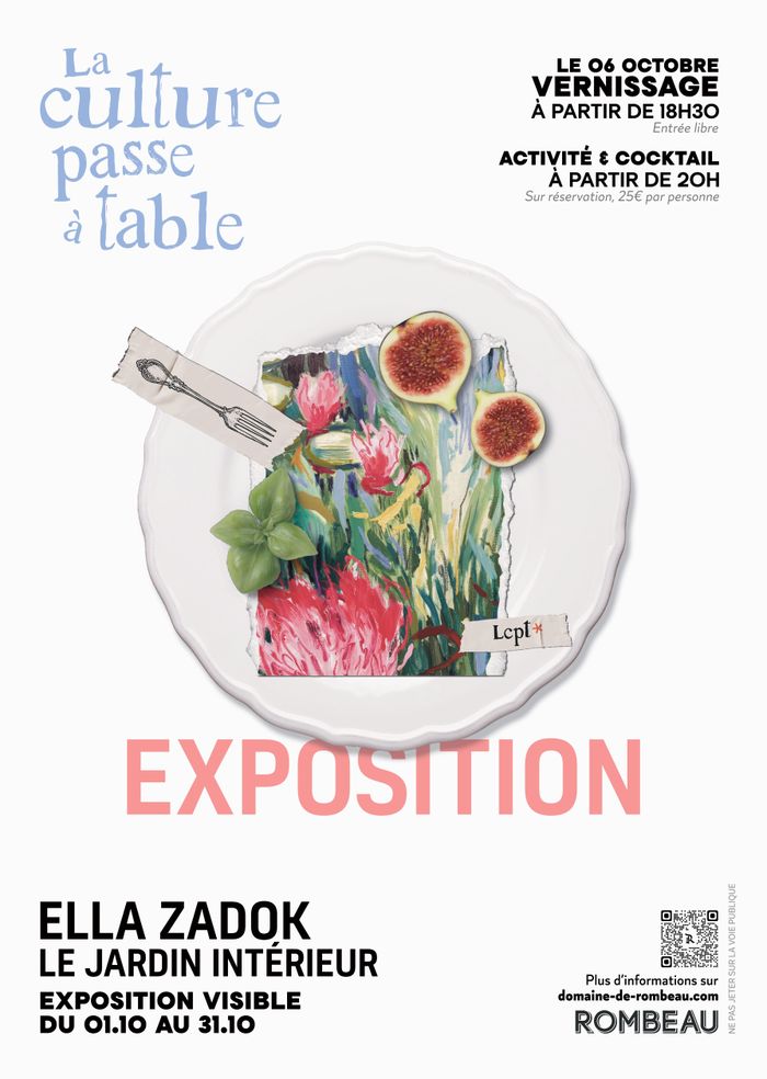 EXPOSITION · LE CHAMP DES POSSIBLES⁠ Ella Zadok pose ses toiles au Domaine vernissage le 6 octobre⁠ 18h30, entrée libre⁠ et gratuit suivi d'un atelier créatif & cocktail dès 20h.