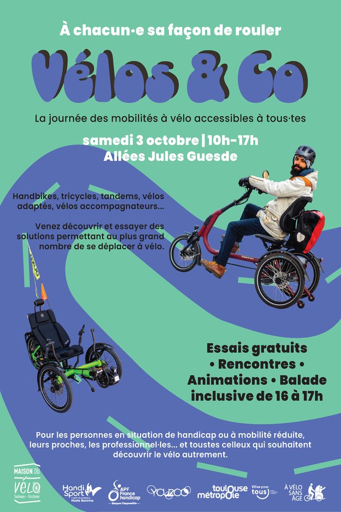 Un événement pour faire découvrir la mobilité vélo inclusive, parce qu'il y a mille façons de rouler