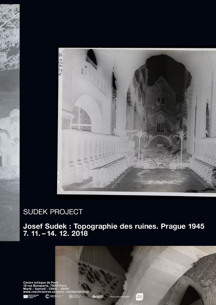 Vernissage et exposition d´une série de photographies de Josef Sudek réalisées à Prague à la fin de la Seconde Guerre mondiale et lors des premiers jours de paix.