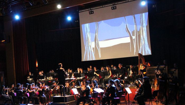 Les grands élèves de l’orchestre symphonique du Conservatoire jouent en direct live les bandes originales de courts métrages composées par les étudiants du cours de Composition de Musique à l'Image.