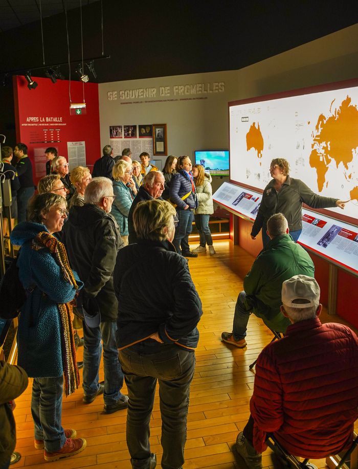 Visite guidée de l'exposition permanente du Musée de la Bataille de Fromelles