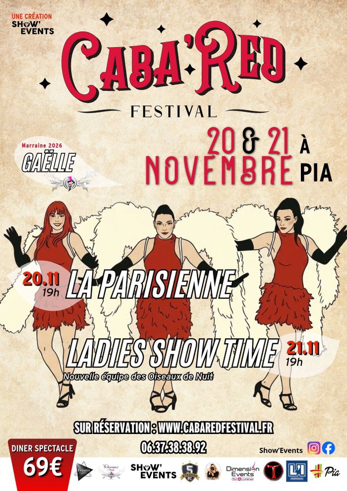 La CABA'RED Festival revient pour sa sixième édition les 20 & 21 novembre à Pia !