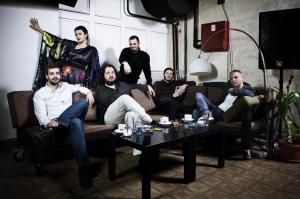 « Serbian Jazz, Bre ! » s’inspire de photographies des plus célèbres musiciens de jazz serbes.