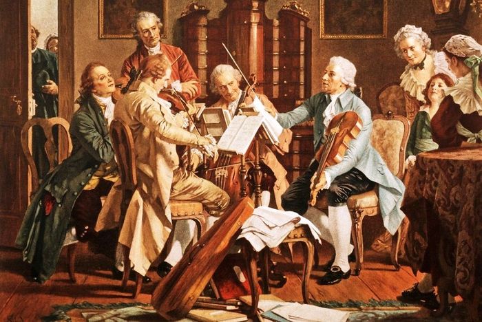Dans un cadre intimiste propice à un retour en arrière historique, projetons-nous dans un salon bourgeois à Vienne vers la fin du XVIIIème siècle… La musique de chambre foisonne et bat son plein !