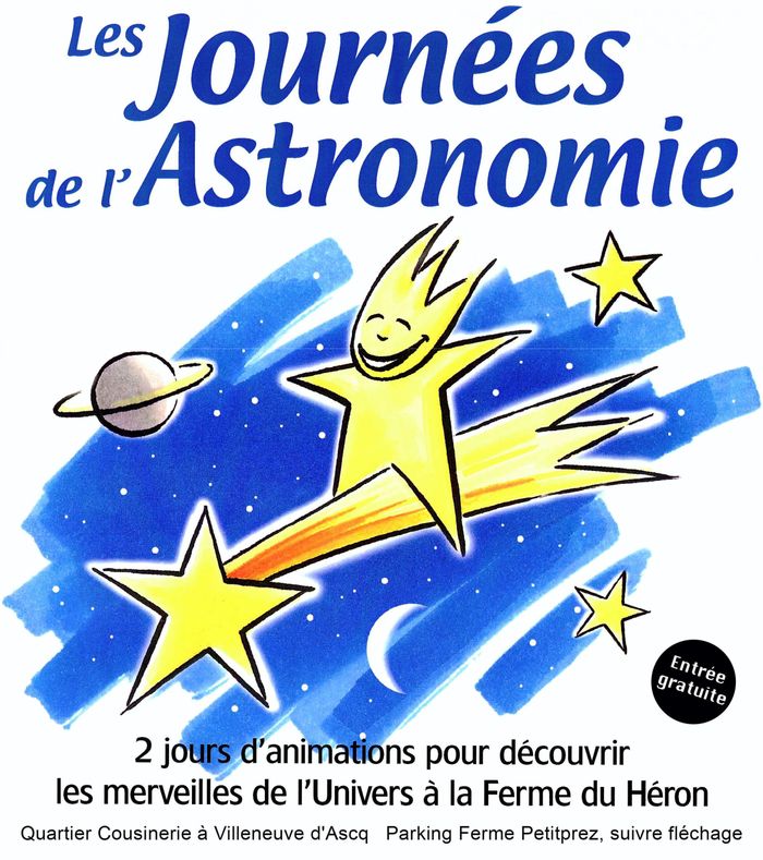 Les samedi 26 et dimanche 27 septembre 2026, partez à la découverte des merveilles de l’Univers à la Ferme du Héron. Deux jours d’animations, d’observations et d’expériences pour petits et grands.