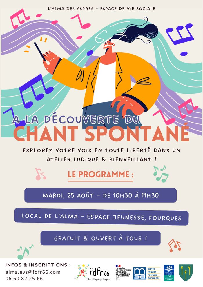 Explorez votre voix en toute liberté et sans partitions !