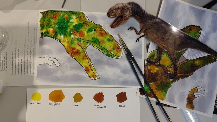 Venez peindre à l’aquarelle des espèces animales dans leur milieu naturel.