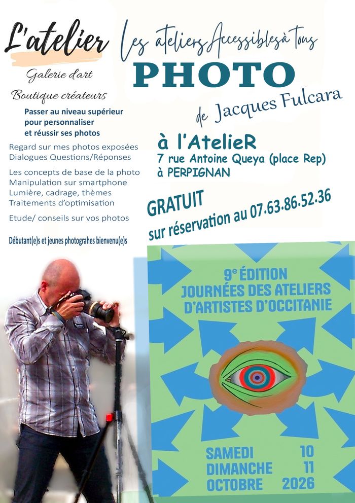 Atelier Photo gratuit pour tous