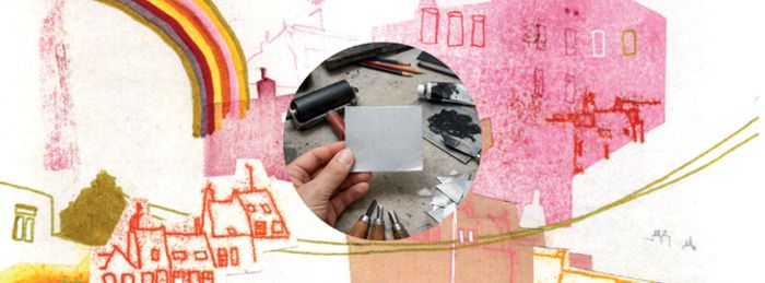 Rendez-vous samedi 25 avril à 15h à la médiathèque pour un atelier gravure et collage avec l'artiste Minuit:05 !