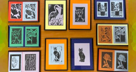 Venez vous initier à la linogravure à la bibliothèque

* * *