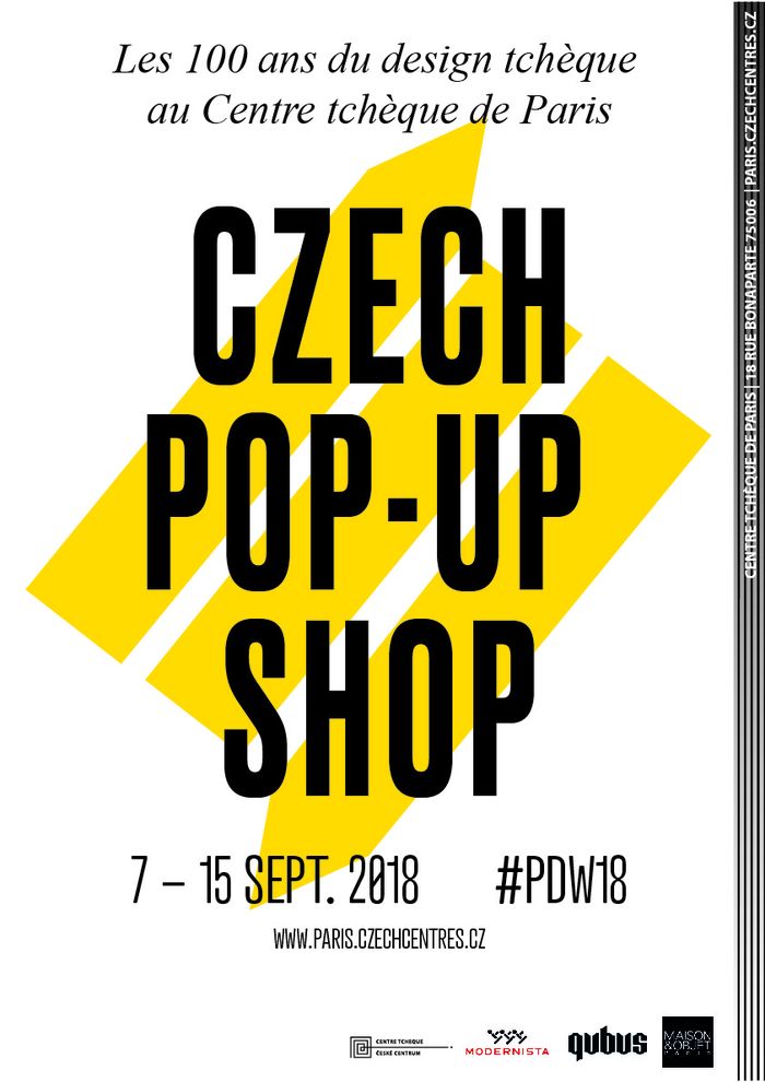 Dans le cadre du festival Paris Design Week 2018, le Centre tchèque de Paris installe son Czech Design Pop-Up Shop - une sélection d'objets de design tchèque.