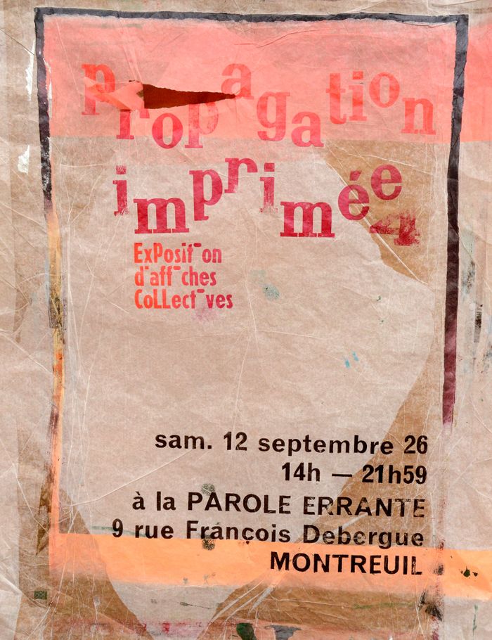 Exposition d’affiches collectives : typographie, linogravure, sérigraphie, monotypes, peinture et marbrure