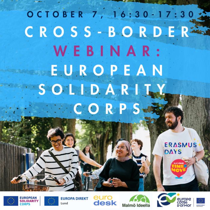 Dans le cadre de la campagne européenne Time to Move, le Centre EUROPE DIRECT 22, avec EUROPE DIRECT Lund (Suède) et Malmö Ideella Eurodesk, organise un webinaire européen consacré au CES.