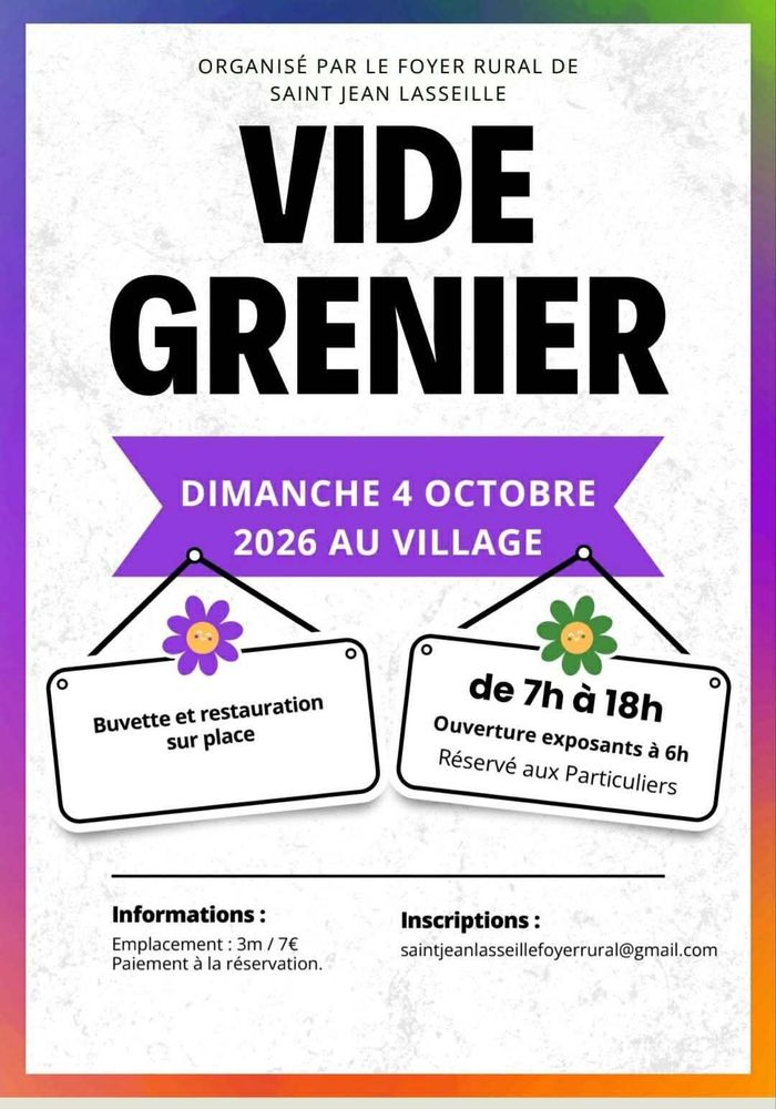 Vide-grenier au village