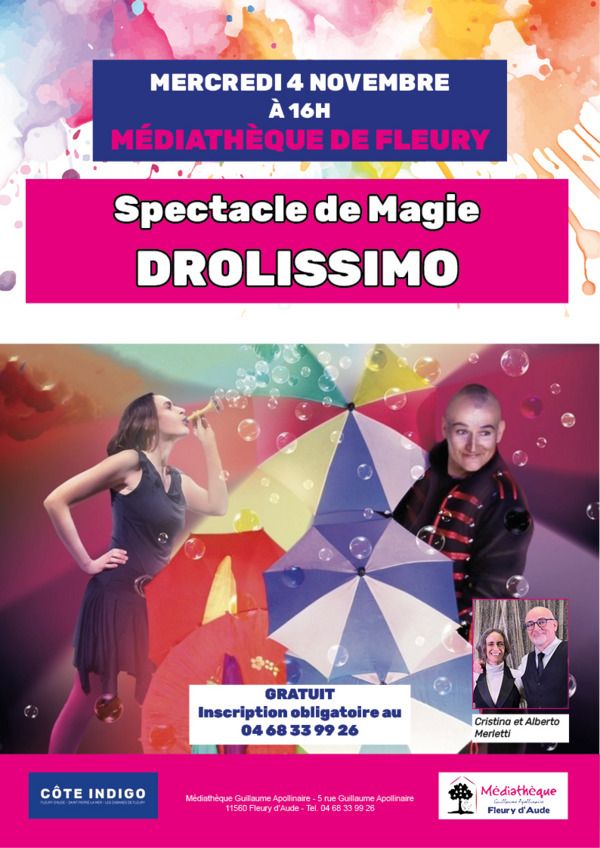 Découvrez un spectacle de magie plein d'humour et d'émerveillement présenté par Cristina et Alberto Merletti.