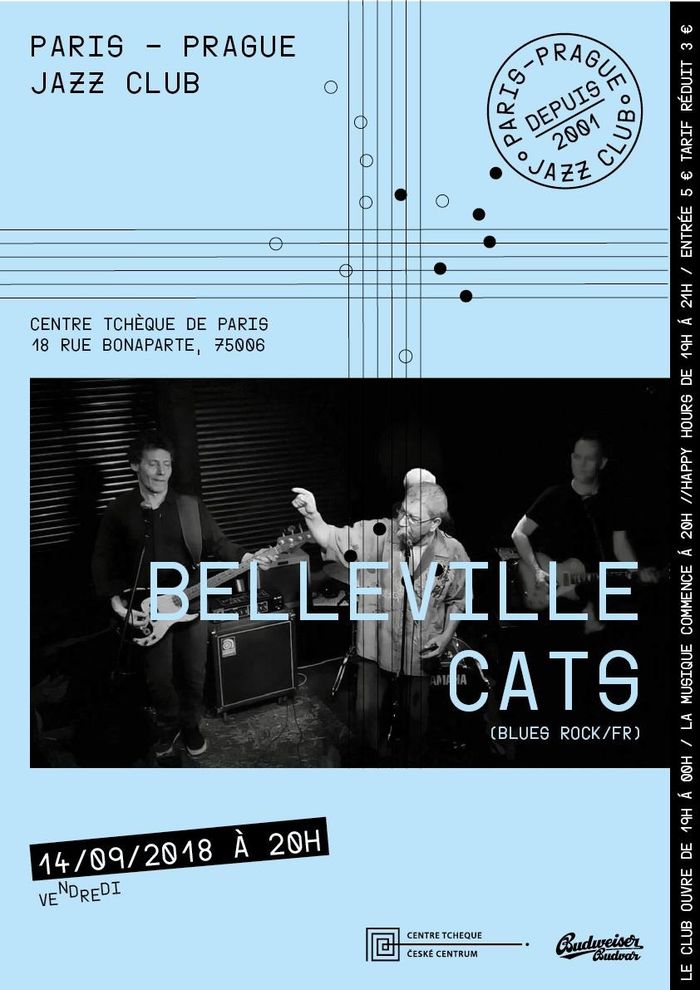 Premier concert de la rentrée ! Venez nombreux, les Belleville cats vous feront bouger !