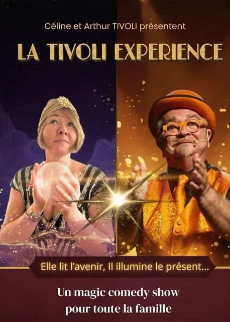 La Tivoli Experience est une aventure scénique unique portée par un duo explosif, entre illusion, humour et mystère. Plus qu'un show, le public rit, s'émerveille et se laisse manipuler... avec plaisir
