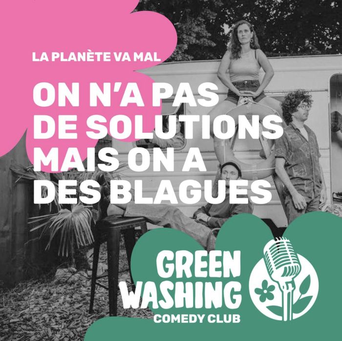 Le Greenwashing Comedy Club débarque à la bibliothèque d'objet de Montreuil avec 6 nouveaux artistes