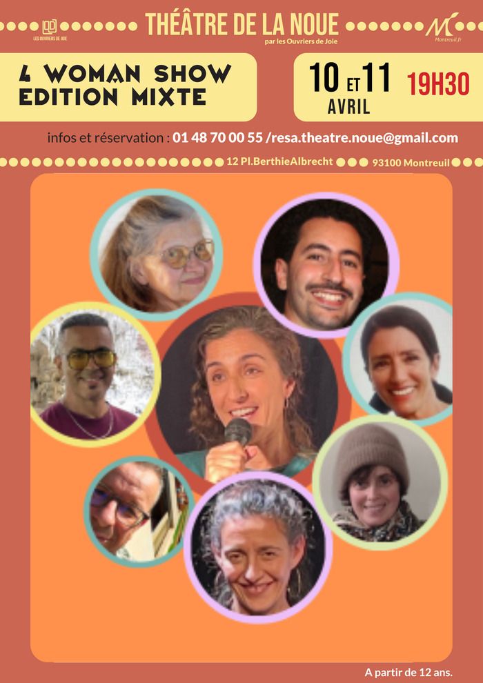 C’est un plateau de stand-up et de seuls en scène, où plusieurs artistes présentent chacun.e un extrait de leur univers, humour, récit intime et moments poétiques.