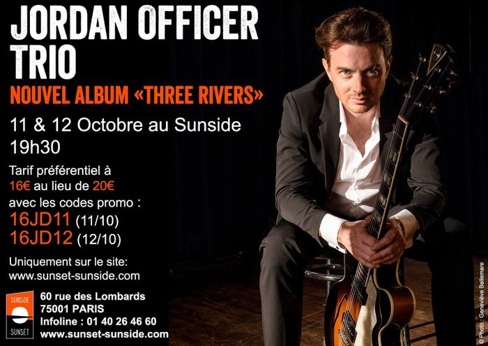 Il se produira au Sunside rue des Lombards les 11 et 12 octobre