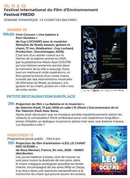 Projection "Léo, le chant des océans"
