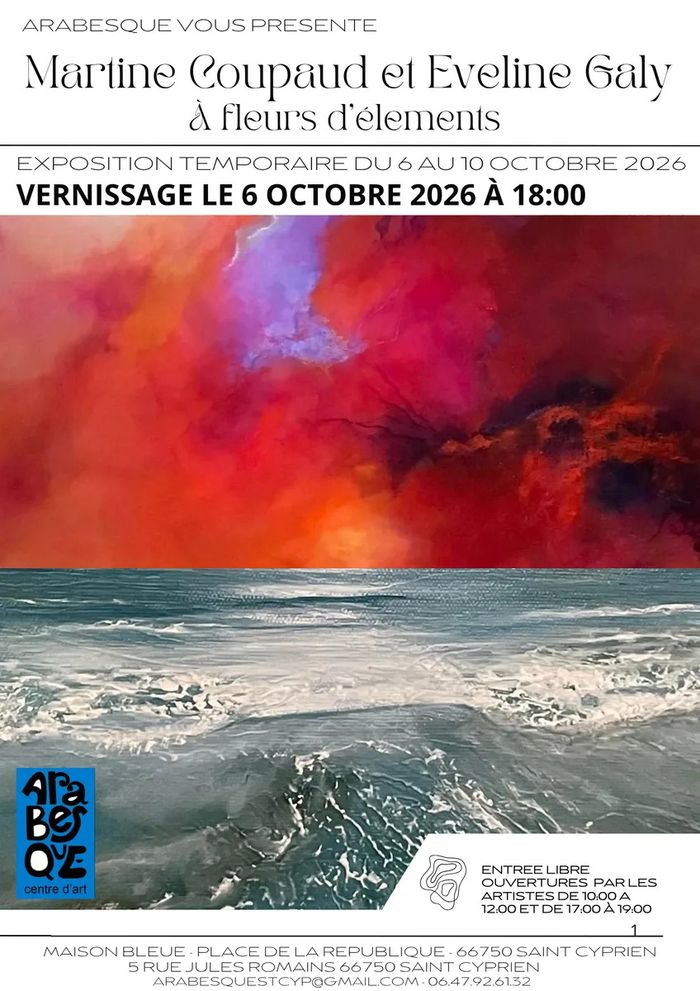 "A fleurs d'éléments" de Martine Coupaud et Eveline Galy
