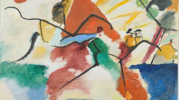 Une visite de l'exposition "Kandinsky face aux images" en 30 mins.