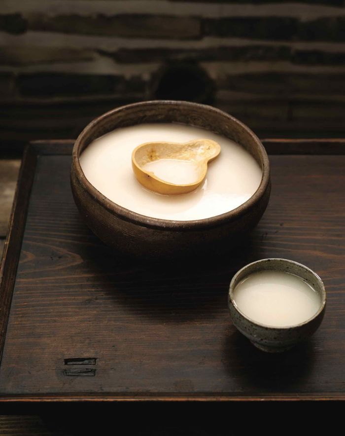Plats de fête: Buchujeon et makgeolli
