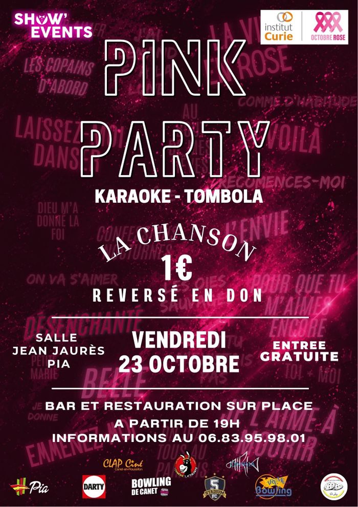 Soirée karaoké incontournable au profit d'Octobre Rose