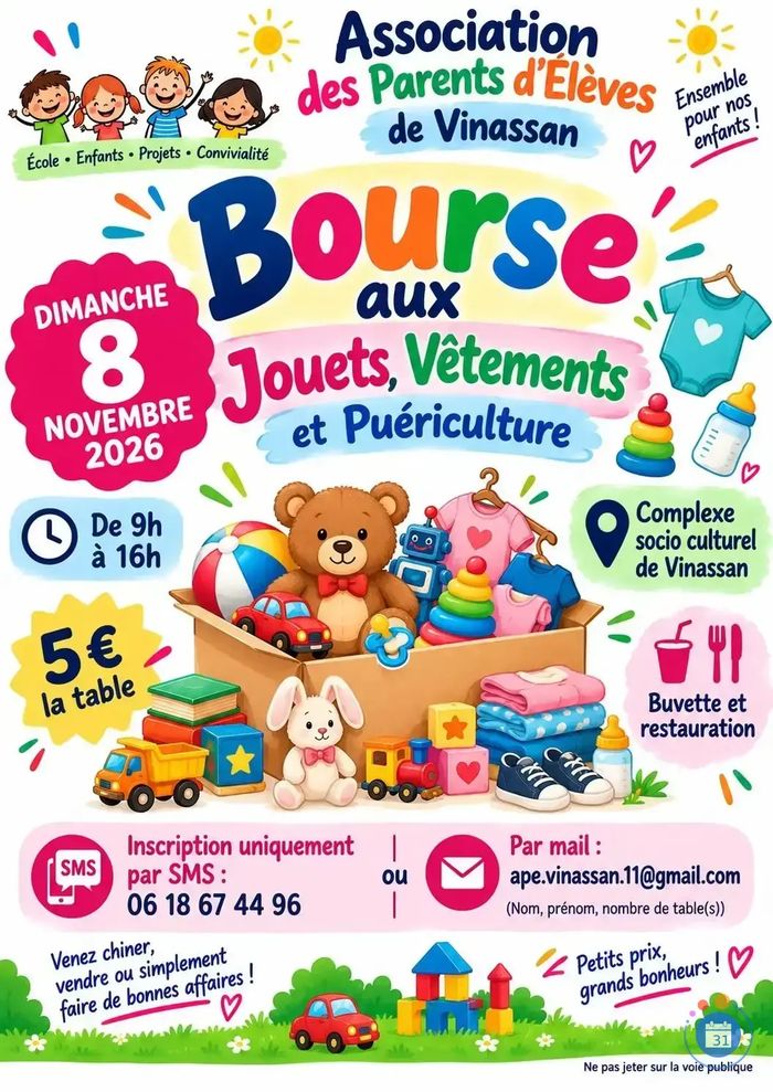 Bourse aux jouets