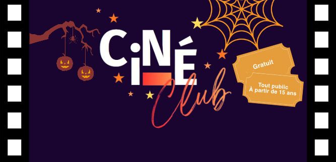 Rendez-vous samedi 31 octobre à 10h pour un ciné-club à la médiathèque !